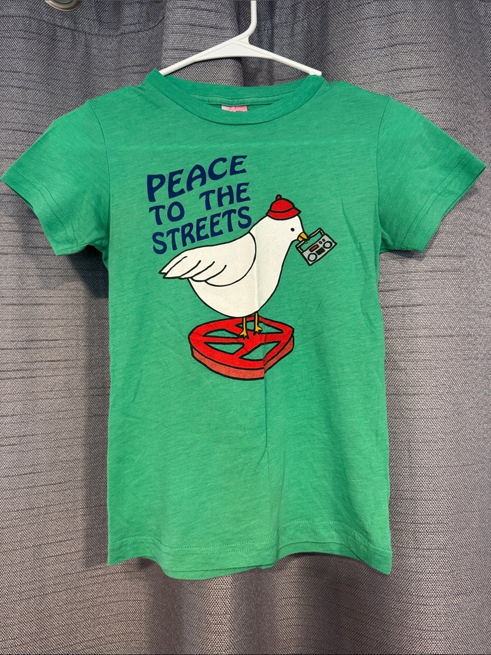 Peace to the Streets Graphic Tee - Green